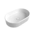 Cascade Oval Counter Top Ceramic Basin 490x313mm - Various Colours