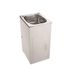 Laundry Trough & Cabinet 35L Stainless Steel/White - 450X550mm