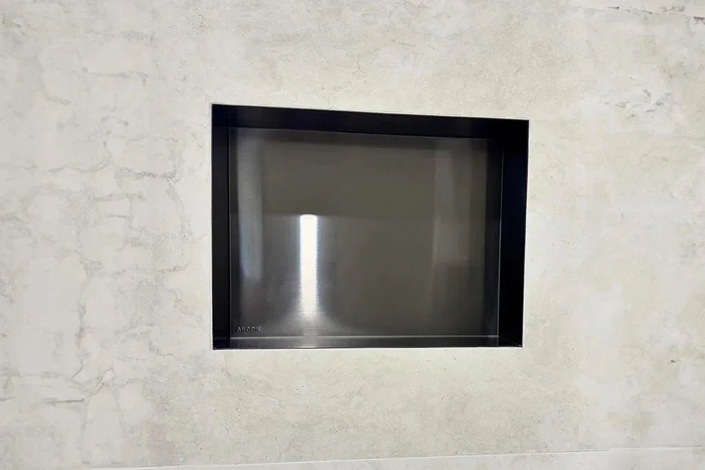 Premium Stainless Steel Shower Wall Niche - Various Colours & Sizes