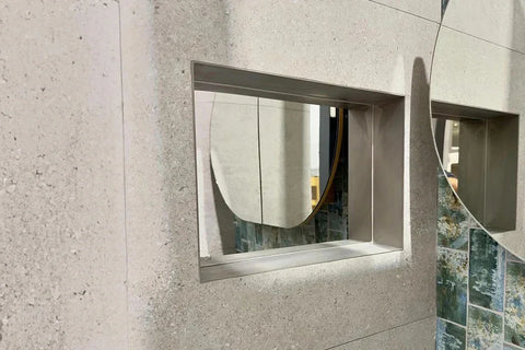 Premium Stainless Steel Shower Wall Niche - Various Colours & Sizes