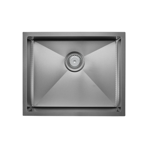 Builder Range Single Bowl Drop in/Undermount Kitchen / Laundry Sink  600x450mm - Stainless Steel