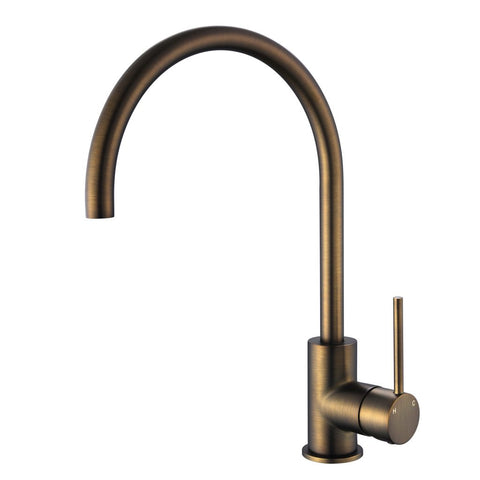 Mid Tall Gooseneck Swviel Basin / Sink Mixer - Various Colours