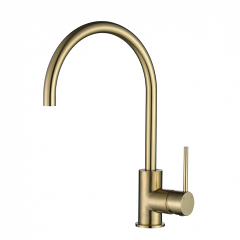 Mid Tall Gooseneck Swviel Basin / Sink Mixer - Various Colours