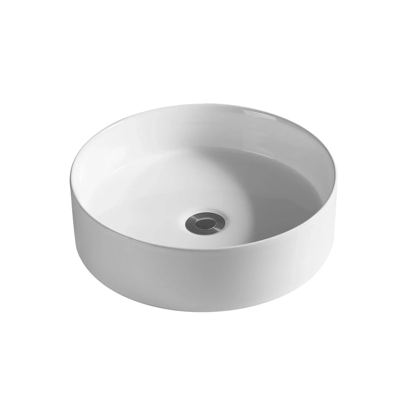 Maris Round Counter Top Ceramic Basin 395x395mm - Various Colours