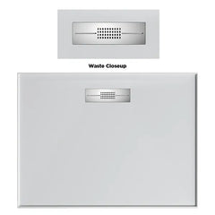 Elite Low Profile Polymarble Shower Base - Various Sizes