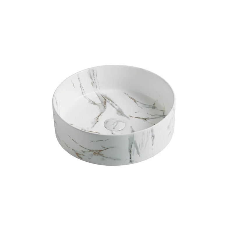Cara Round Counter Top Basin Ceramic Basin 352x352mm