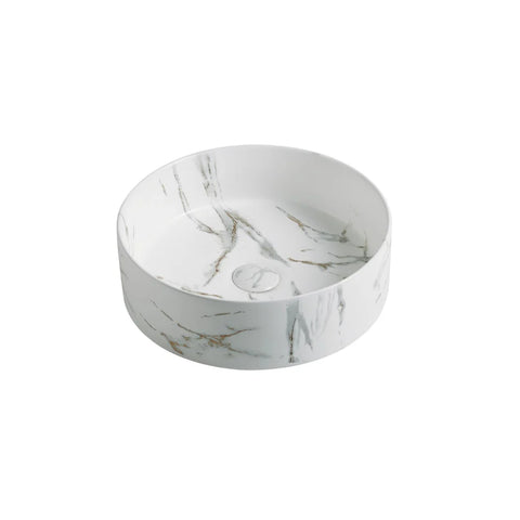 Cara Round Counter Top Basin Ceramic Basin 352x352mm