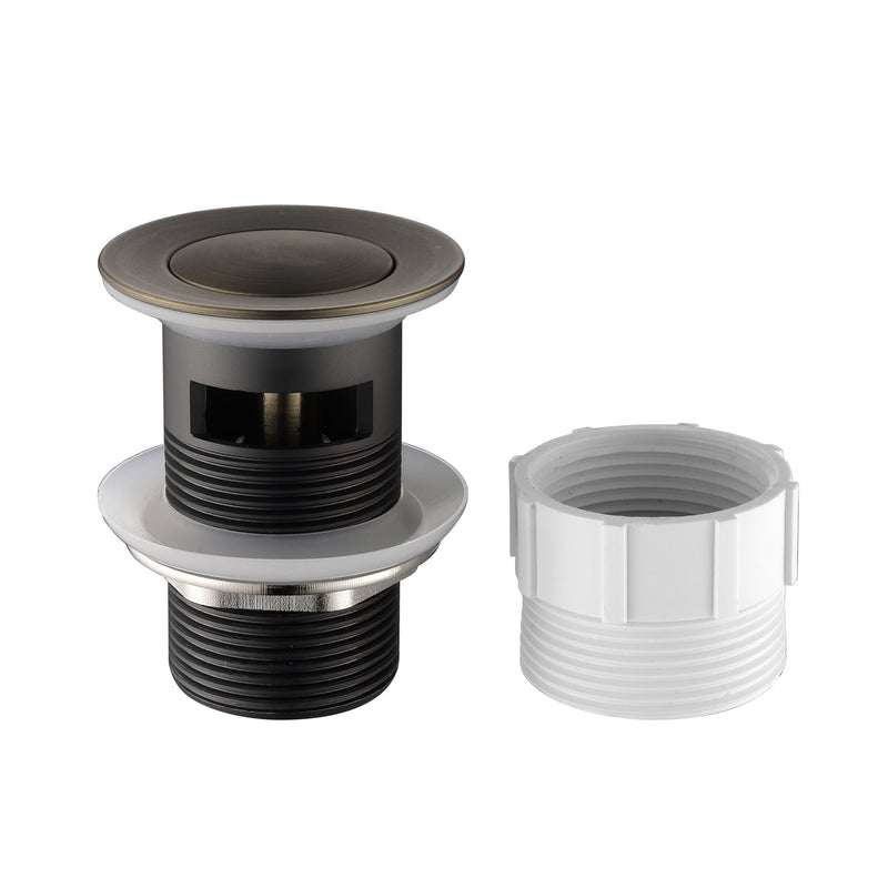 Basin Pop Up Waste 32/40mm With/Without Overflow - Antique Brass