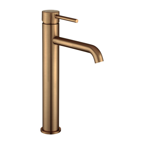 TBM02 Round Tall Basin Mixer (Curved Spout) - Various Colours