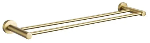 Round Double Towel Rail 600 / 750 / 800 / 900mm - Various Colours