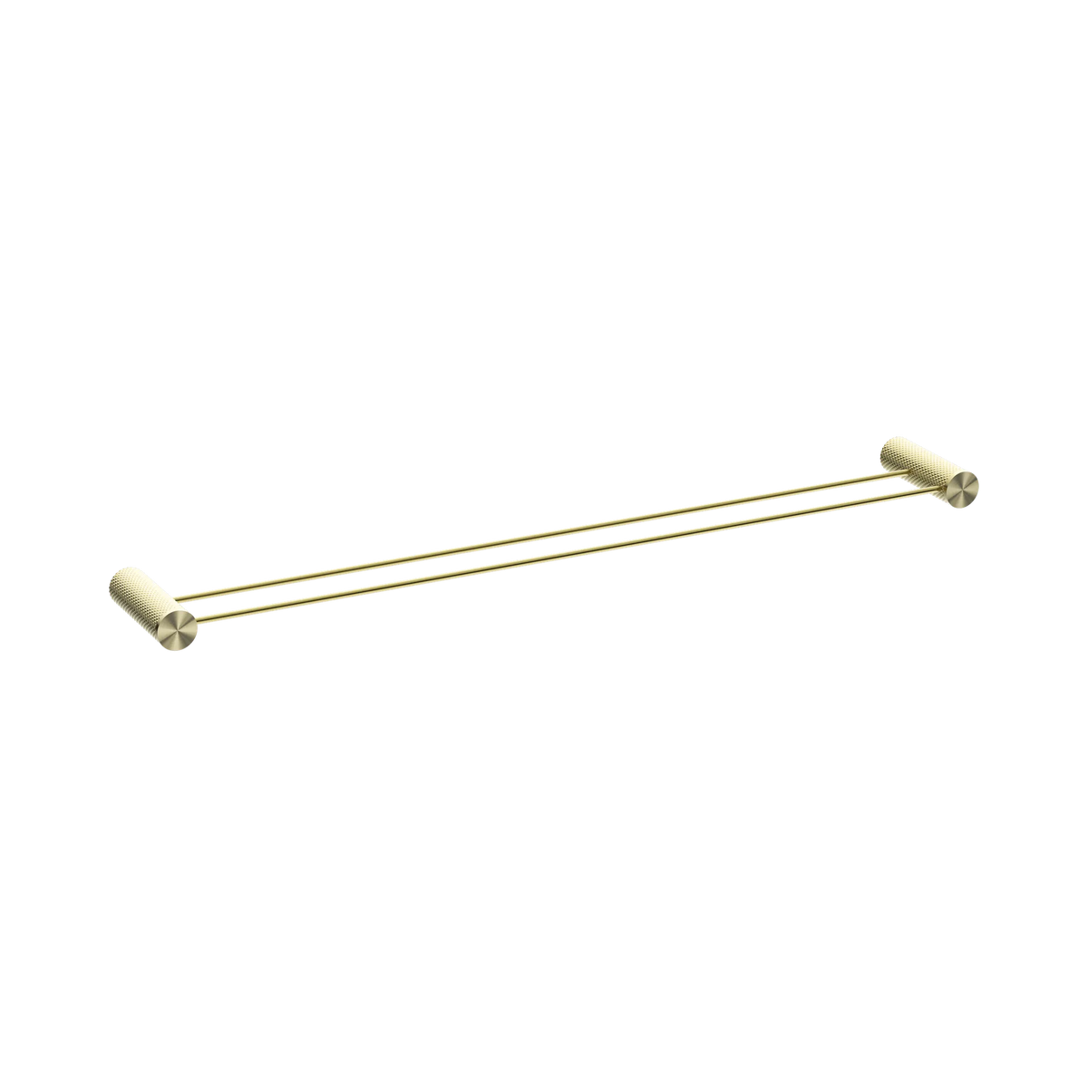Opal Cross Hatched Double Towel Rail