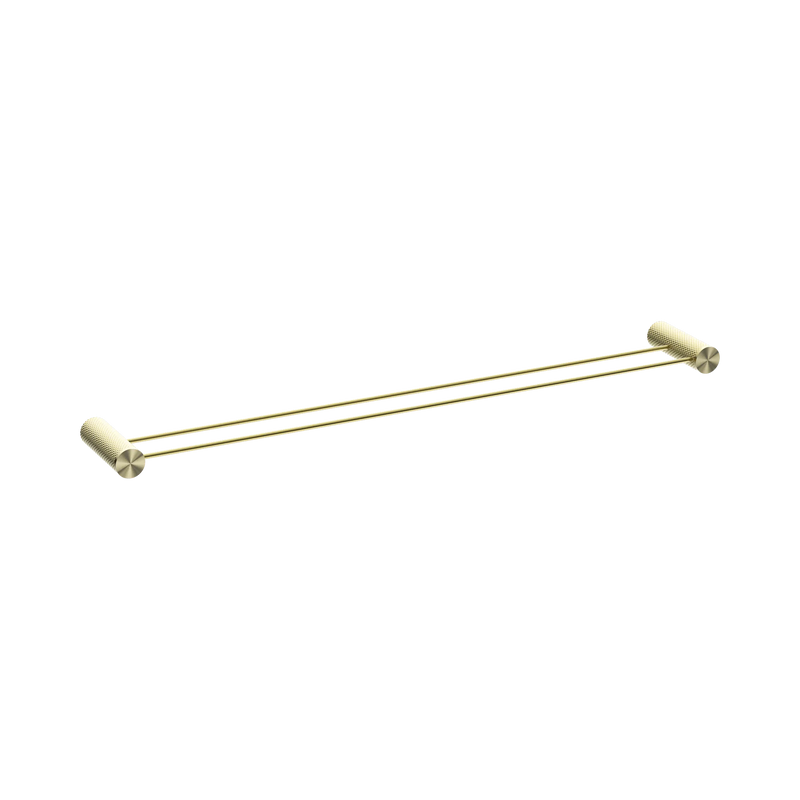 Opal Cross Hatched Double Towel Rail 600mm / 800mm - Various Colours