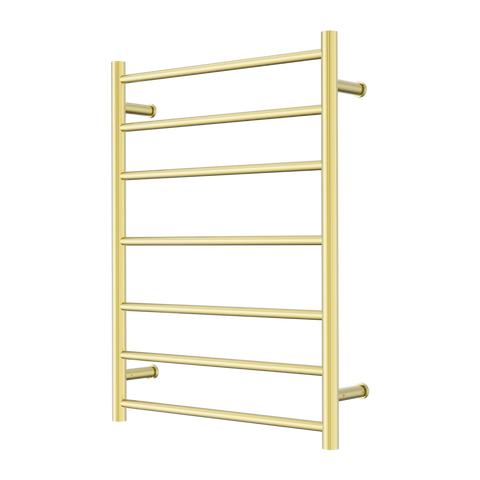 Nero Round Heated Towel Ladder (7 Bars) 600 x 800mm - Various Colours