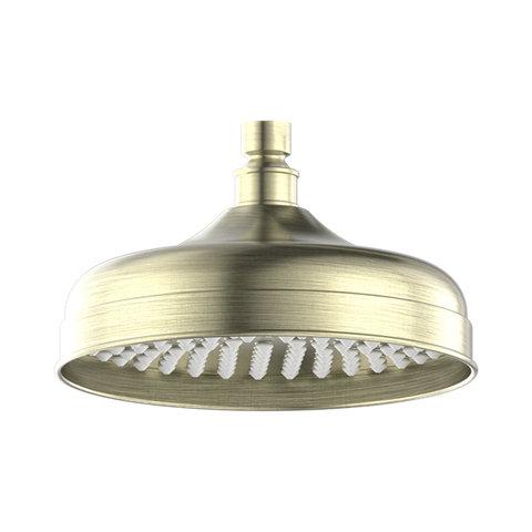 Heritage Round Overhead Shower Head 200mm - Various Colours