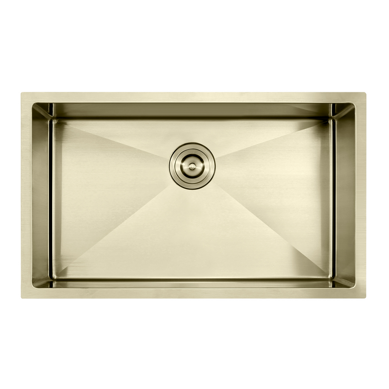 Single Bowl Sink Undermount/Topmount Stainless Sink 700x400mm - Various Colours