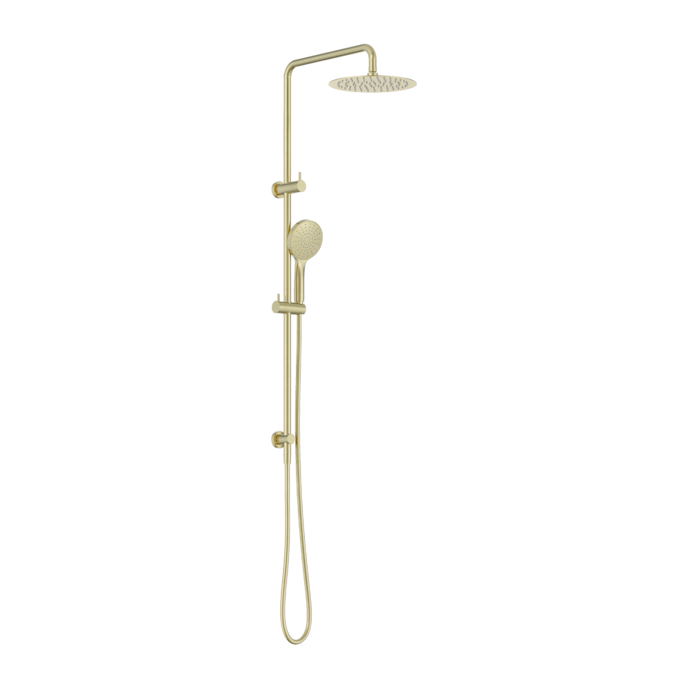 Nero Dolce II Round Dual Shower Rail - Various Colours