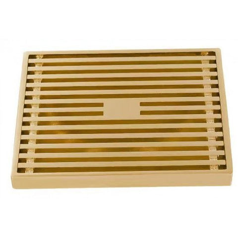 Square Linear Shower Floor Waste 100x100mm - Various Colours