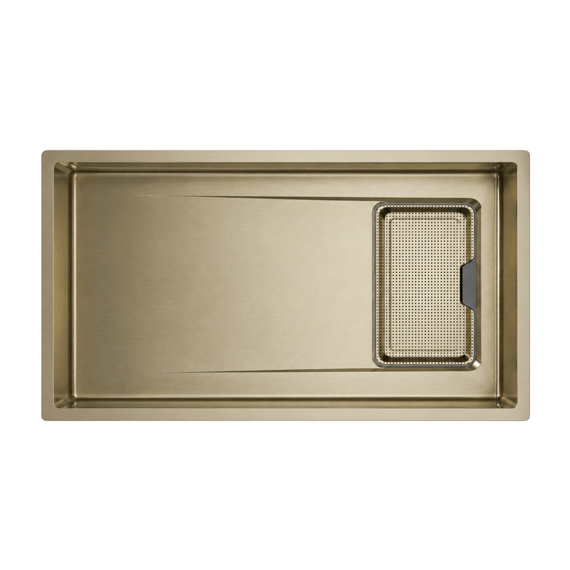 Premium Single Bowl Drop in/Undermount Kitchen Sink  810x450mm - Various Colours