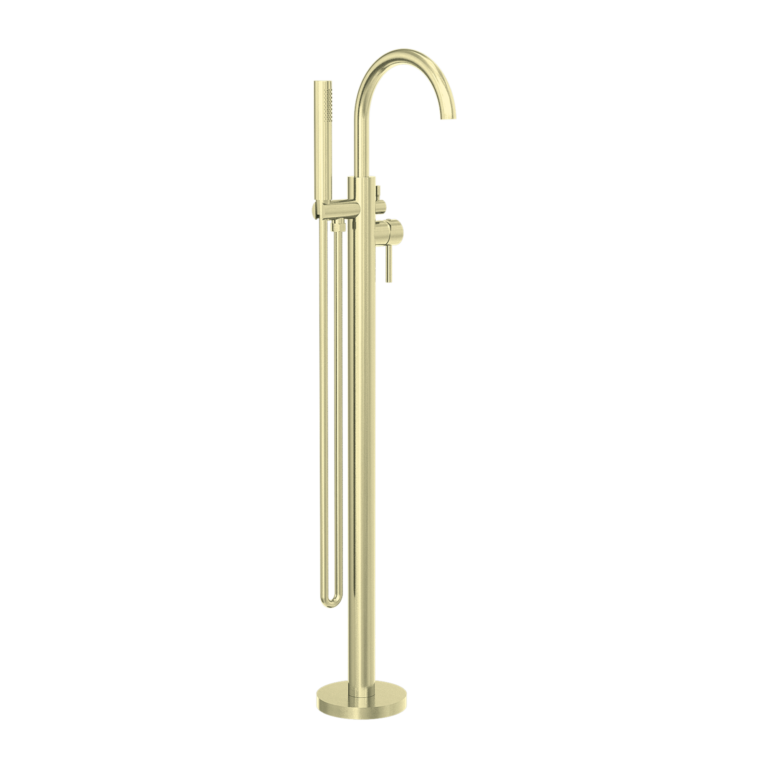 Nero Mecca Round Freestanding Bath Filler with Hand Shower Set - Various Colours