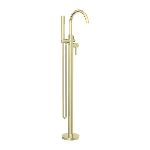 Nero Mecca Round Freestanding Bath Filler with Hand Shower Set - Various Colours