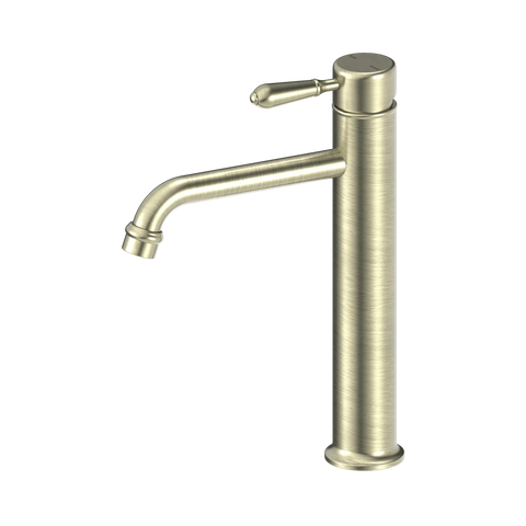 Nero Tapware TBM38 Classic Round Tall Basin Mixer (Curved Spout) - Various Colours