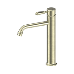 Nero Tapware TBM38 Classic Round Tall Basin Mixer (Curved Spout) - Various Colours