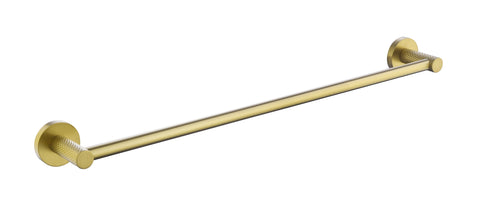 Cross Hatched Single Towel Rail 600mm - Various Colours