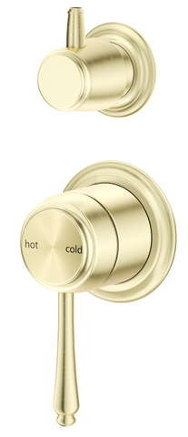 SMD16 Heritage Shower / Bath Mixer with Diverter (Separate Backplate) - Various Colours