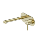 Nero Tapware WBM45 Dolce II Round Wall Basin/Bath Mixer Set w/ Spout - Various Colours