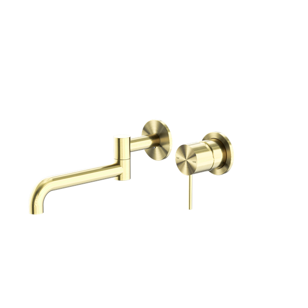 Nero Tapware WBM42 Mecca Wall Basin/Bath Mixer Set with Swivel Spout - Various Colours