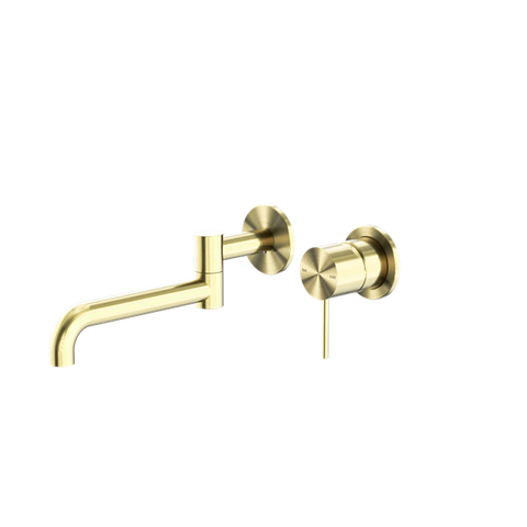 Nero Tapware WBM42 Mecca Wall Basin/Bath Mixer Set with Swivel Spout - Various Colours