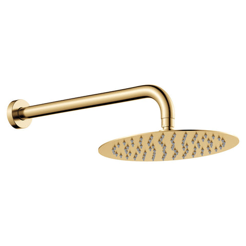 Round Wall Shower with Overhead Shower Head 250mm- Various Colours