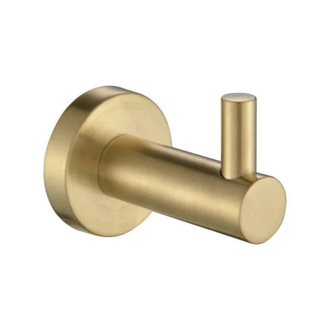 Round Single Robe Hook - Various Colours