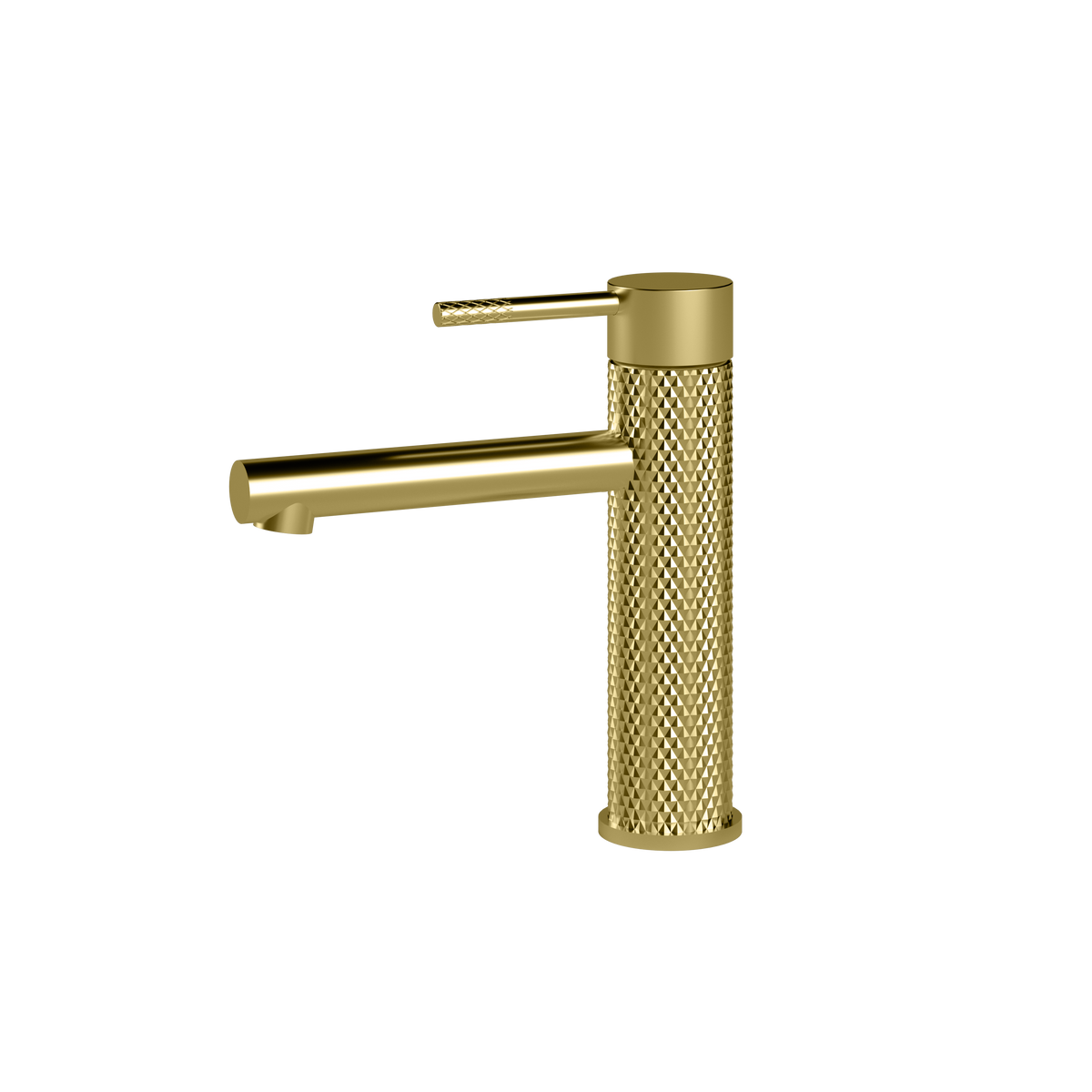 BM41 Bench Mount Cross Hatched Basin Mixer - Various Colours
