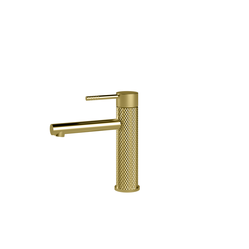 BM41 Bench Mount Cross Hatched Basin Mixer - Various Colours