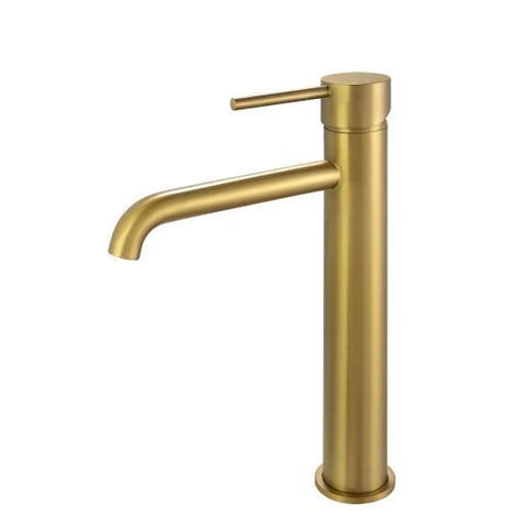 TBM02 Round Tall Basin Mixer (Curved Spout) - Various Colours