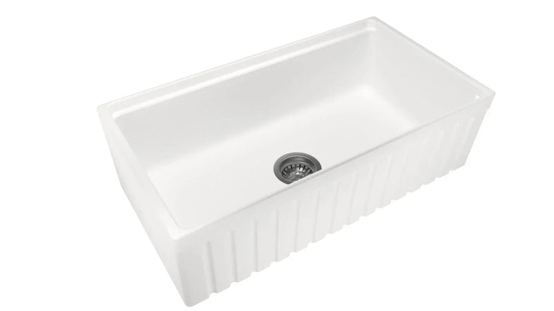 BUTLERS Single Bowl Ceramic Kitchen/Laundry Sink 610x457mm / 762x457mm / 838x457mm