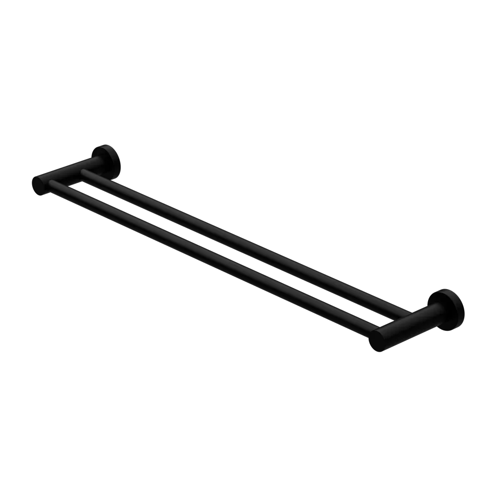 Dolce Round Double Towel Rail 600 / 750 / 800 / 900mm - Various Colours