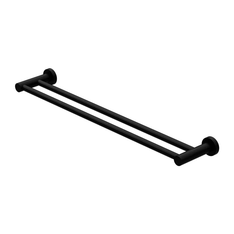 Dolce Round Double Towel Rail 600 / 750 / 800 / 900mm - Various Colours