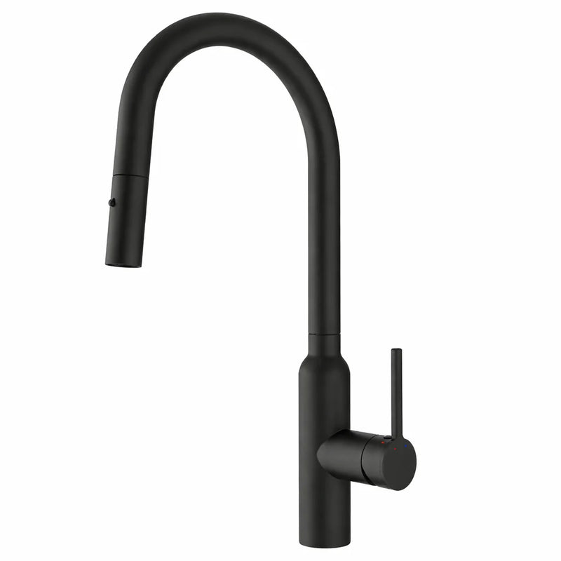 Tivia Kitchen / Laundry Sink Mixer with Pullout and Veggie Spray - Various Colours