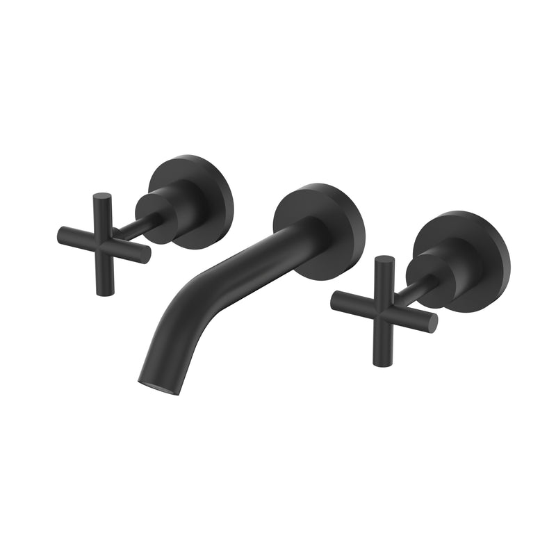 Wall Basin/Bath Set With Hot And Cold Handle - Various Colours