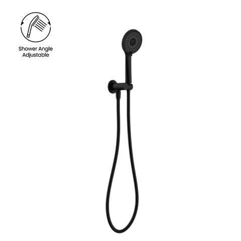 Nero Project Round Hand Shower On Holder - Various Colours