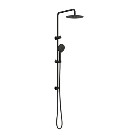 Nero Dolce II Round Dual Shower Rail - Various Colours