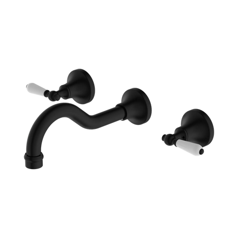 Nero York Wall Basin/Bath Spout - Various Colours