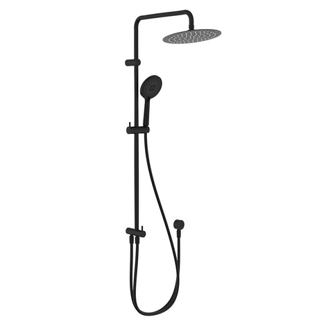 Deluxe Retro-fit Round Dual Shower Rail - Various Colours