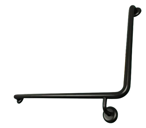 CARE Grab Rail Angled 90 degree 950x600mm Left / Right Hand - Various Colours