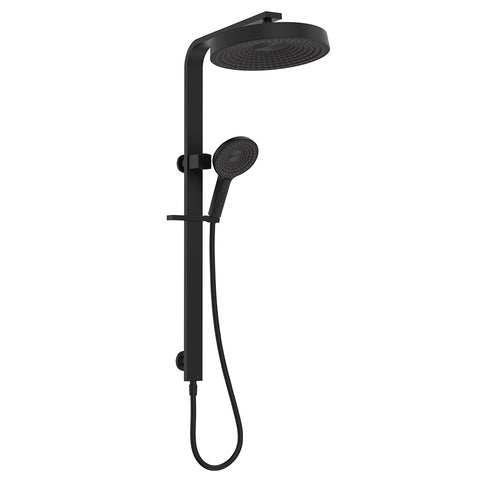Deluxe Rain Round Dual Shower Rail - Various Colours