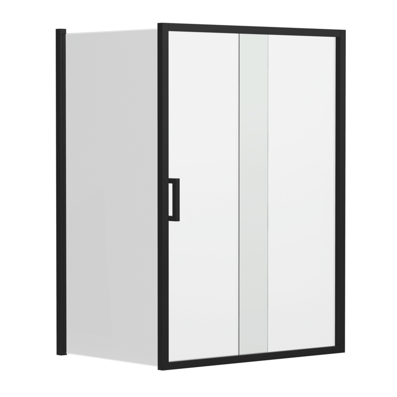 SS31 Sliding Shower Screen (Front + Return) - Various Colours & Sizes