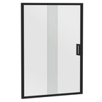 SS30 6mm Full Framed Wall-to-Wall Sliding Shower Screen – 900–2000mm, 1950mm High, Chrome or Matt Black