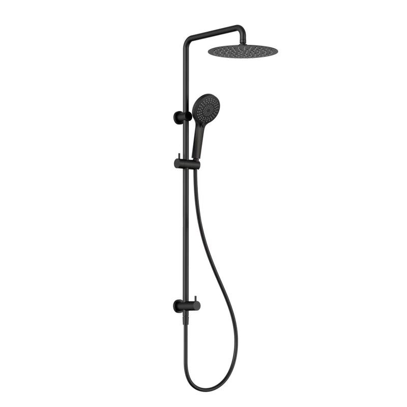 Nero Round Twin Shower Rail (Bottom Inlet) - Various Colours